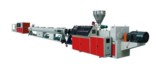 Konischer Doppelschneckenextruder-Plastik UPVC/CPVC-/PVC-Rohr-Verdrängungs-Linie mit SJZS65/132