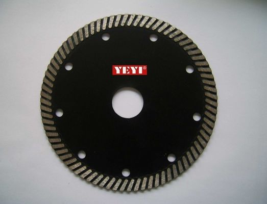 105mm Turbo Diamant Sägeblätter, gesinterte heiße gepresste, schmale Zähne 4"