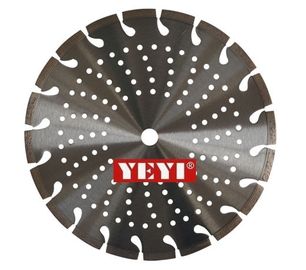 Diamant-Beton Durchmessers 180mm 300mm 400mm, Sandstein, Asphalt Sägeblatt-segmentierte Art
