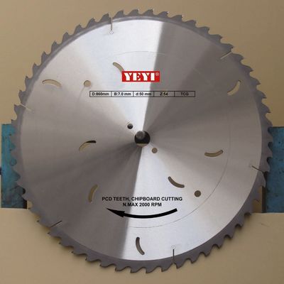 860mm PCD, dass Sägeblatt/Diamant Sägeblätter für die schneidenen Spanplatten-Schichten, Möbel