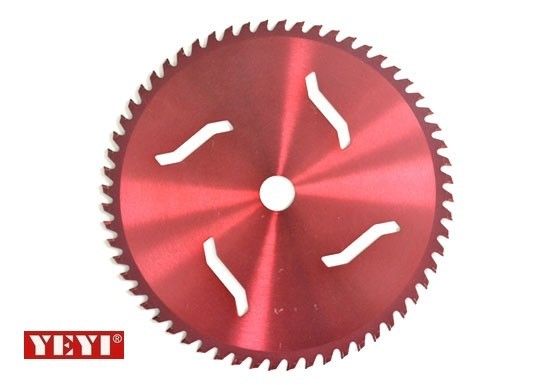 Rotes Pulver-Beschichtungs-Karbid-Bürsten-Messer für Gras, Zahn-Sägeblatt TCT-Rundschreibens 40