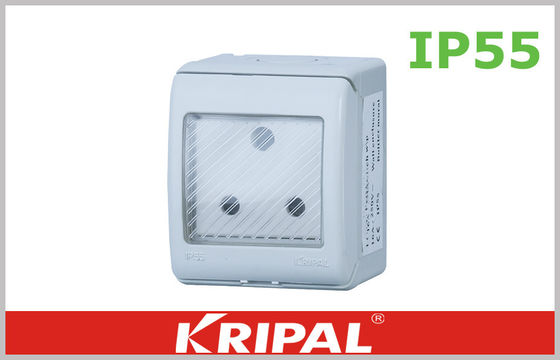 Stecker-Sockel Südafrikas/15 Ampere runder Pin-Sockel im Freien 250V