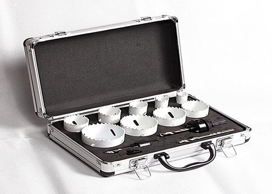 Hölzernes/Plastikbi-Metall 2 Zoll Loch sah Satz 51mm 57mm 64mm mit Aluminiumfall