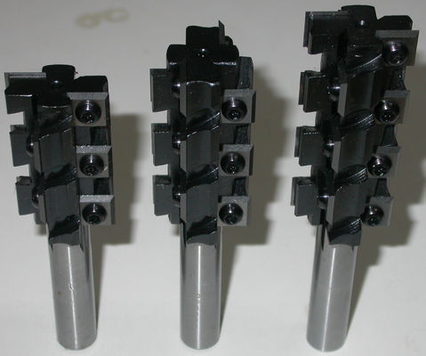 Gerades Stückchen CNC mit umschaltbaren Messer CNC-Fräser-Stückchen mit veränderbarer Hartmetallschneide