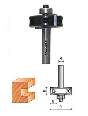 Fertige Oberfläche Hobeln CNC Router-Bit mit umkehrbare Messer