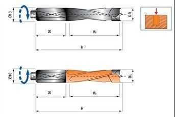 Kohlenstoff-Stahl und Hartmetall Tipps TCT Bohrer für mehrere Bohrmaschinen