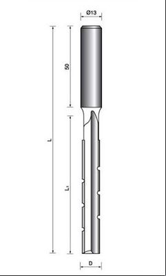 OEM Brad Punkt / V Punkt mortising TCT-Bohrer (13 MM Schaft)