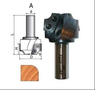 Fräserstückchen der runden Ecke der CNC-Fräserstückchen mit veränderbarem Schaft der Messer 20mm